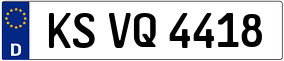 Truck License Plate